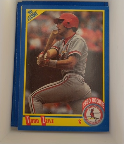 1990 Score #600 Todd Zeile — front