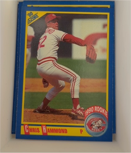 1990 Score #629 Chris Hammond — front