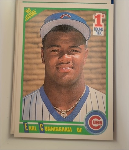 1990 Score #670 Earl Cunningham — front