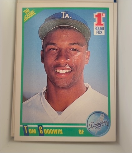 1990 Score #668 Tom Goodwin — front