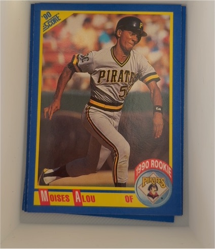 1990 Score #592 Moises Alou — front