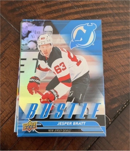 2025-26 Upper Deck Series 1 #B-14 Jesper Bratt Bustle — front