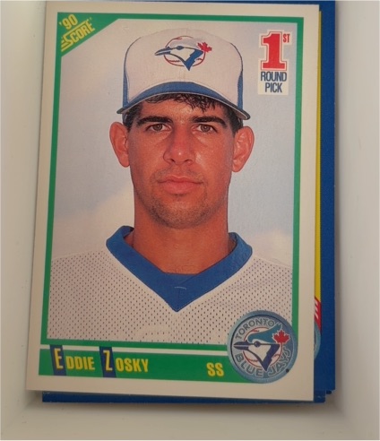 1990 Score #665 Eddie Zosky — front