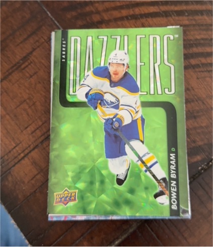 2025-26 Upper Deck Series 1 Dazzlers #DZ-35 Bowen Byram — front
