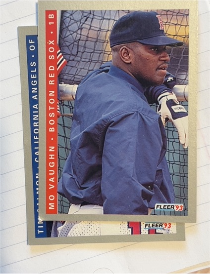 1993 Fleer #Mo Vaughn Boston Red Sox 1B — front
