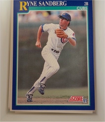 1991 Score #3 Ryne Sandberg — front