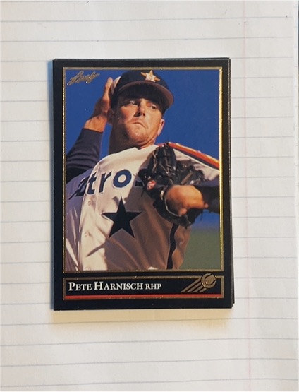 1992 Leaf #77 Pete Harnisch — front