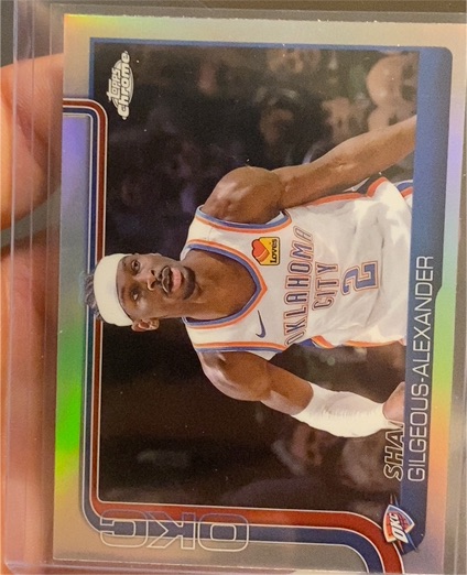 2025-26 Topps Chrome #141 Shai Gilgeous-Alexander — front