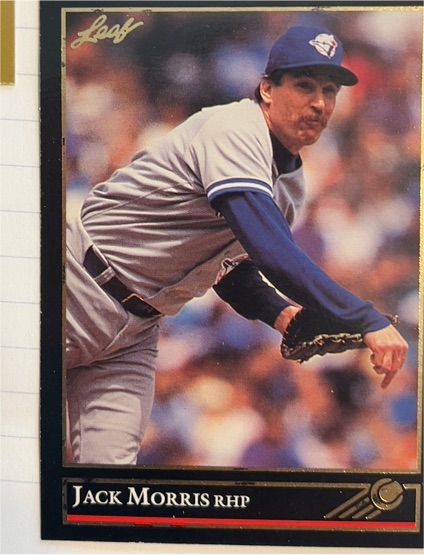 1992 Leaf #425 Jack Morris Toronto Blue Jays — front