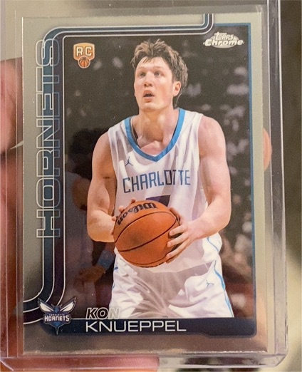 2025-26 Topps Chrome #254 Kon Knueppel — front