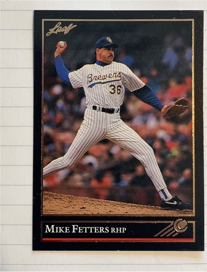 1992 Leaf #460 Mike Fetters — front