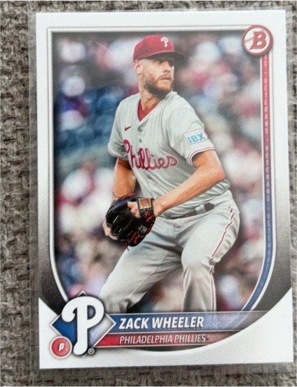 2025 Bowman #45 Zack Wheeler — front