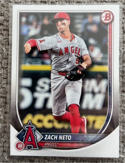 2025 Bowman #55 Zach Neto — front