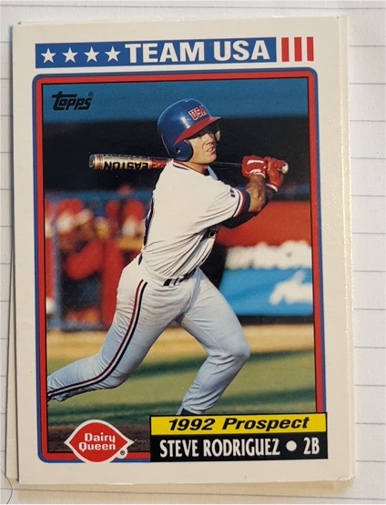 1992 Topps Dairy Queen #26 Steve Rodriguez — front