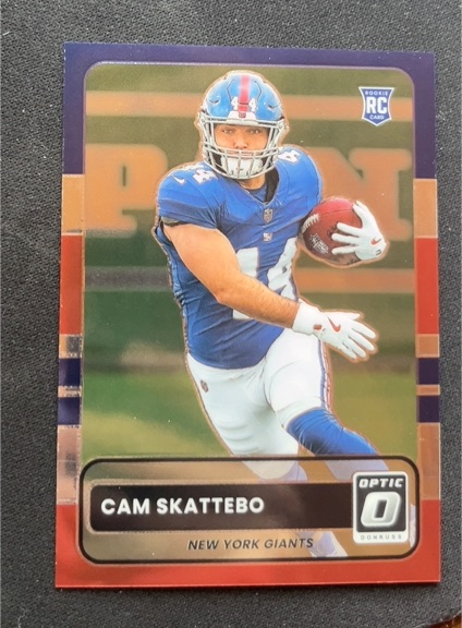 2025 Donruss Optic #4 Cam Skattebo — front