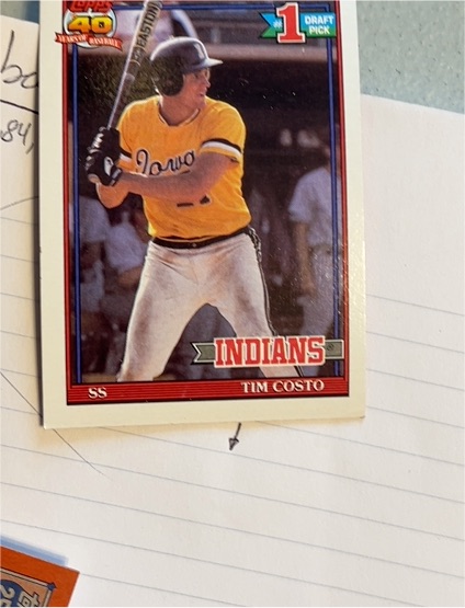 1991 Topps #103 Tim Costo — front