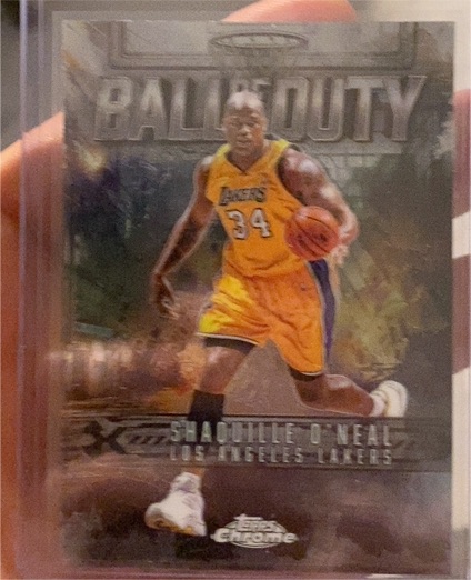 2025-26 Topps Chrome #BD-18 Shaquille O'Neal Ball of Duty — front
