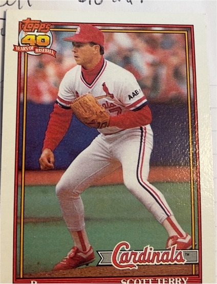 1991 Topps #539 Scott Terry — front
