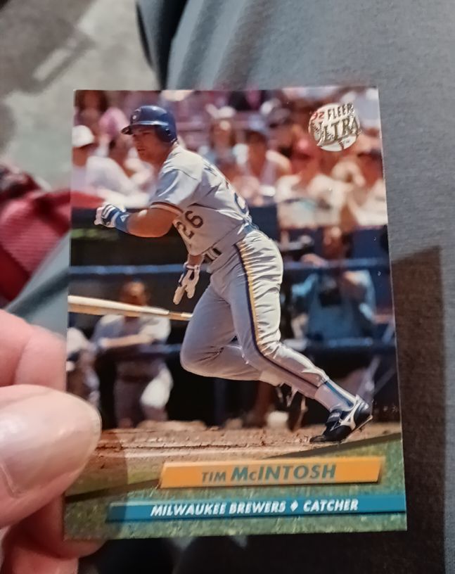 1992 Fleer Ultra #386 Tim McIntosh — front