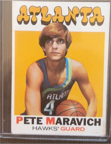 1971 Topps #55 Pete Maravich — front