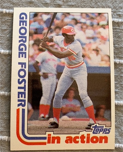 1982 Topps #701 George Foster — front
