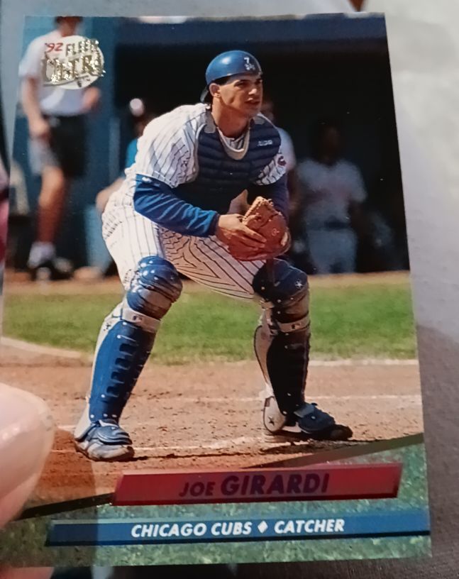 1992 Fleer Ultra #469 Joe Girardi — front