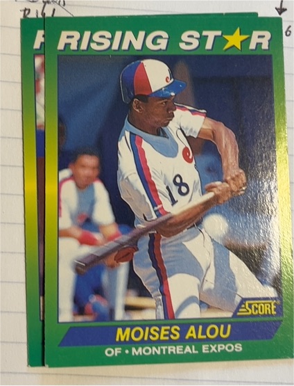 1992 Score 100 Rising Stars #9 Moises Alou — front