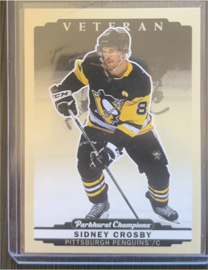 2022-23 Upper Deck Parkhurst Champions #212 Sidney Crosby — front