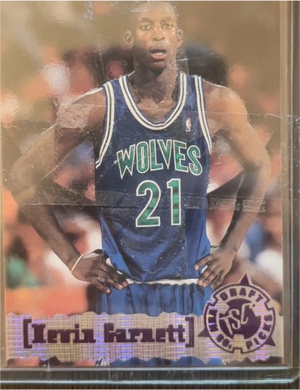 1995-96 Topps Stadium Club #343 Kevin Garnett — front