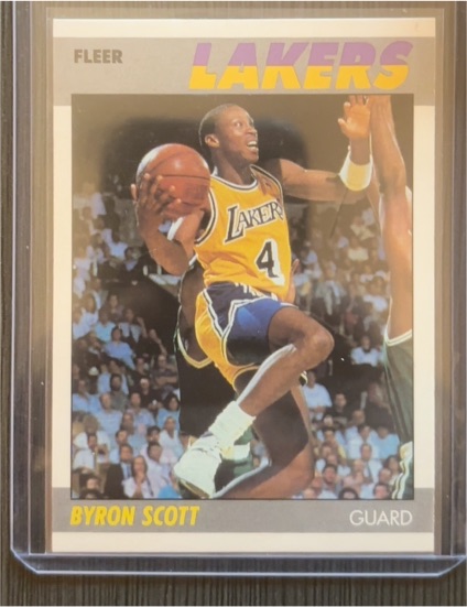 1987-88 Fleer #98 Byron Scott — front