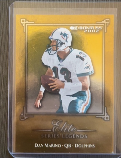 2002 Donruss Elite Series Legends #ES-16 Dan Marino — front