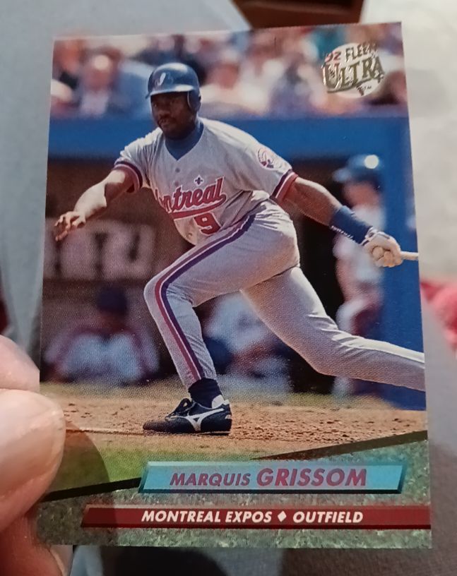 1992 Fleer Ultra #518 Marquis Grissom — front