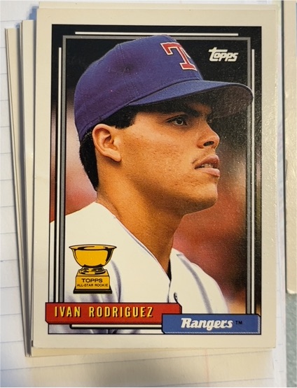 1992 Topps #78 Ivan Rodriguez — front