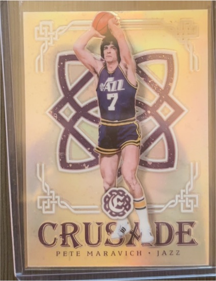 2016-17 Panini Excalibur Crusade Silver #80 Pete Maravich — front