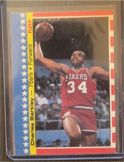 1987-88 Fleer Stickers #6 Charles Barkley — front