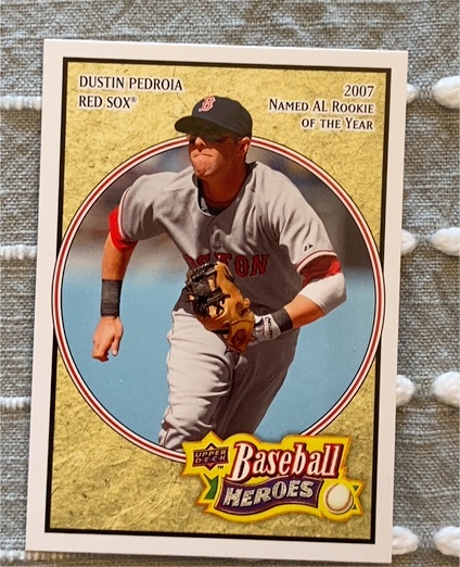 2008 Upper Deck Baseball Heroes Dustin Pedroia — front
