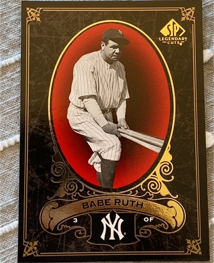 2007 Upper Deck SP Legendary Cuts #54 Babe Ruth — front