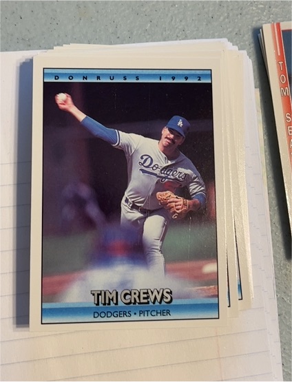 1992 Donruss #437 Tim Crews — front