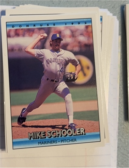 1992 Donruss #444 Mike Schooler — front