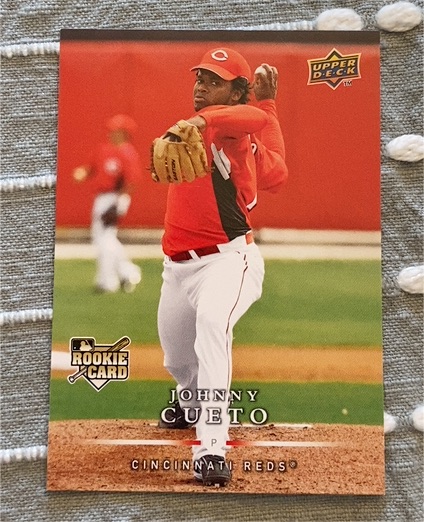 2008 Upper Deck #707 Johnny Cueto — front
