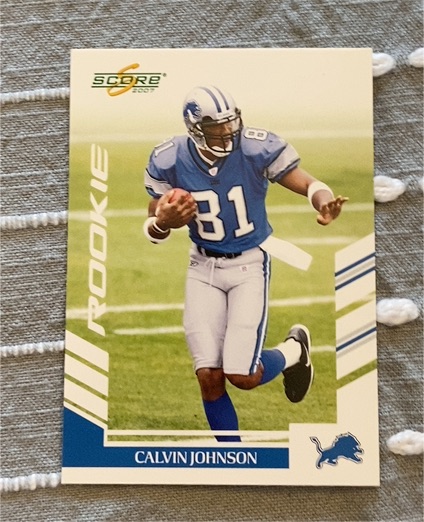 2007 Score #351 Calvin Johnson — front