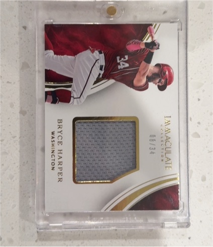 2016 Panini Immaculate Collection #34 Bryce Harper — front