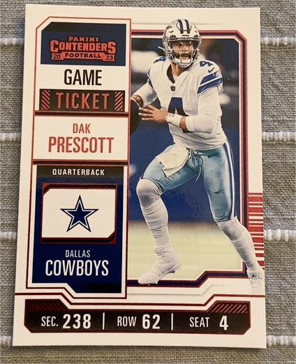 2023 Panini Contenders #28 Dak Prescott — front