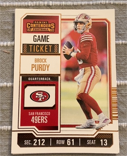 2023 Panini Contenders #86 Brock Purdy — front
