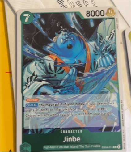 2023 One Piece Card Game EB04-015 Jinbe — front