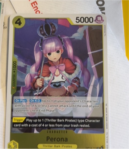 2025 One Piece Card Game OP14-111 Perona — front