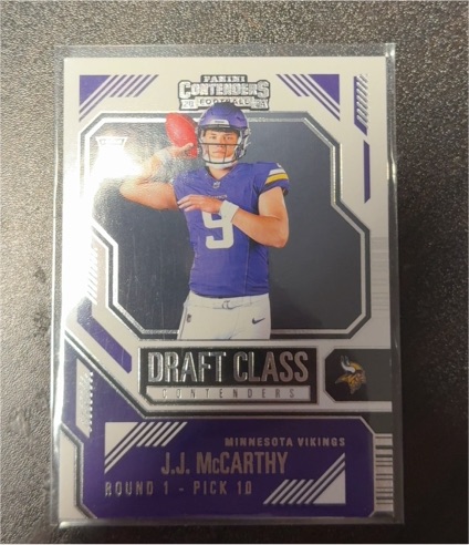 2024 Panini Contenders Draft Class Contenders #8 J.J. McCarthy — front