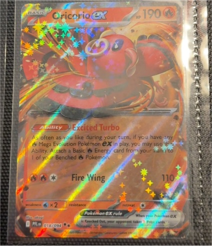 2025 Pokémon ME02: Phantasmal Flames #018 Oricorio ex — front