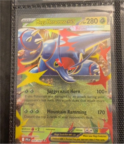 2025 Phantasmal Flames #004 Mega Heracross EX — front