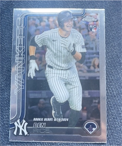 2025 Topps Chrome Update #USC138 Ben Rice — front